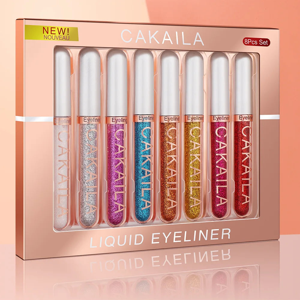 8-Color Matte Liquid Eyeliner Neon Waterproof Makeup