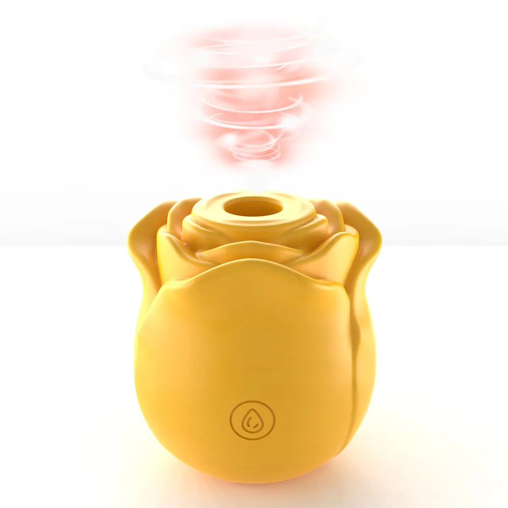 Rose-Shaped Clitoral Sucking Vibrator for Women