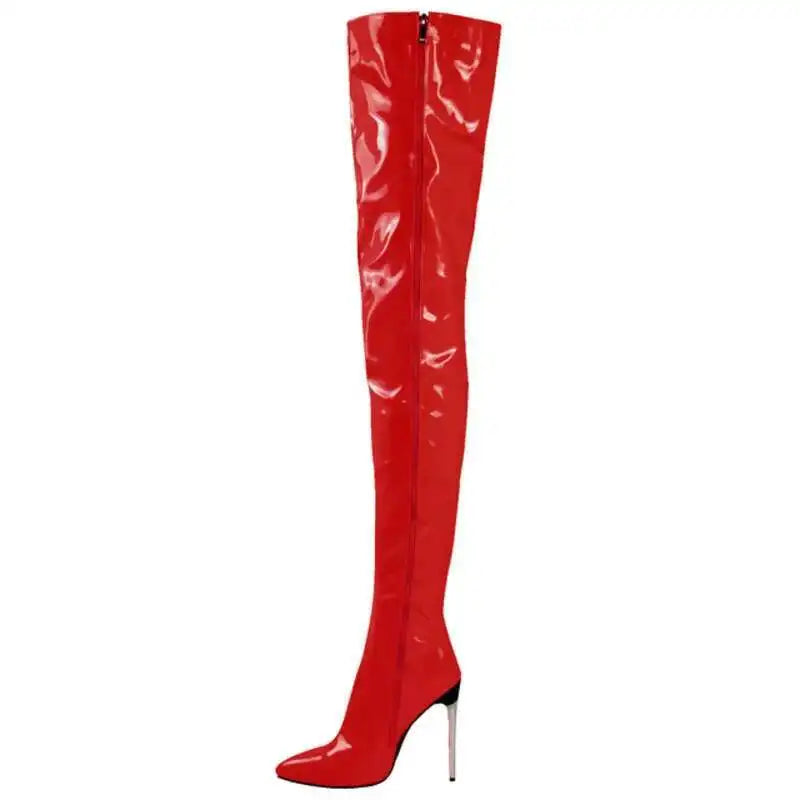 Women’s Thigh-High Pointed Toe High Heel Over-Knee Boots