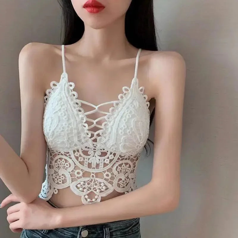 Sexy Wireless Lace Push-Up Bra Women Breathable Lingerie