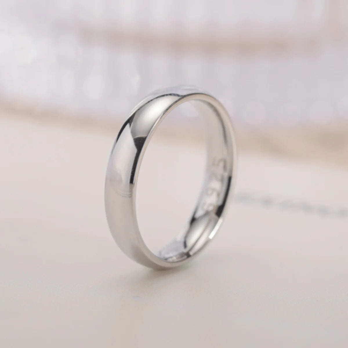 Gold Plated Women’s Wedding Engagement Couple Ring Gift