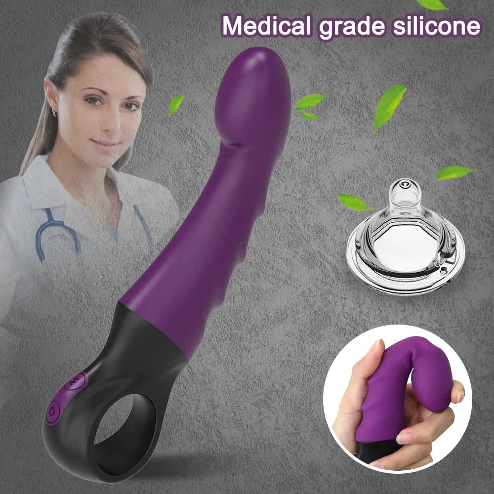 Powerful G-Spot Vibrator Dildo for Women Clit Massager