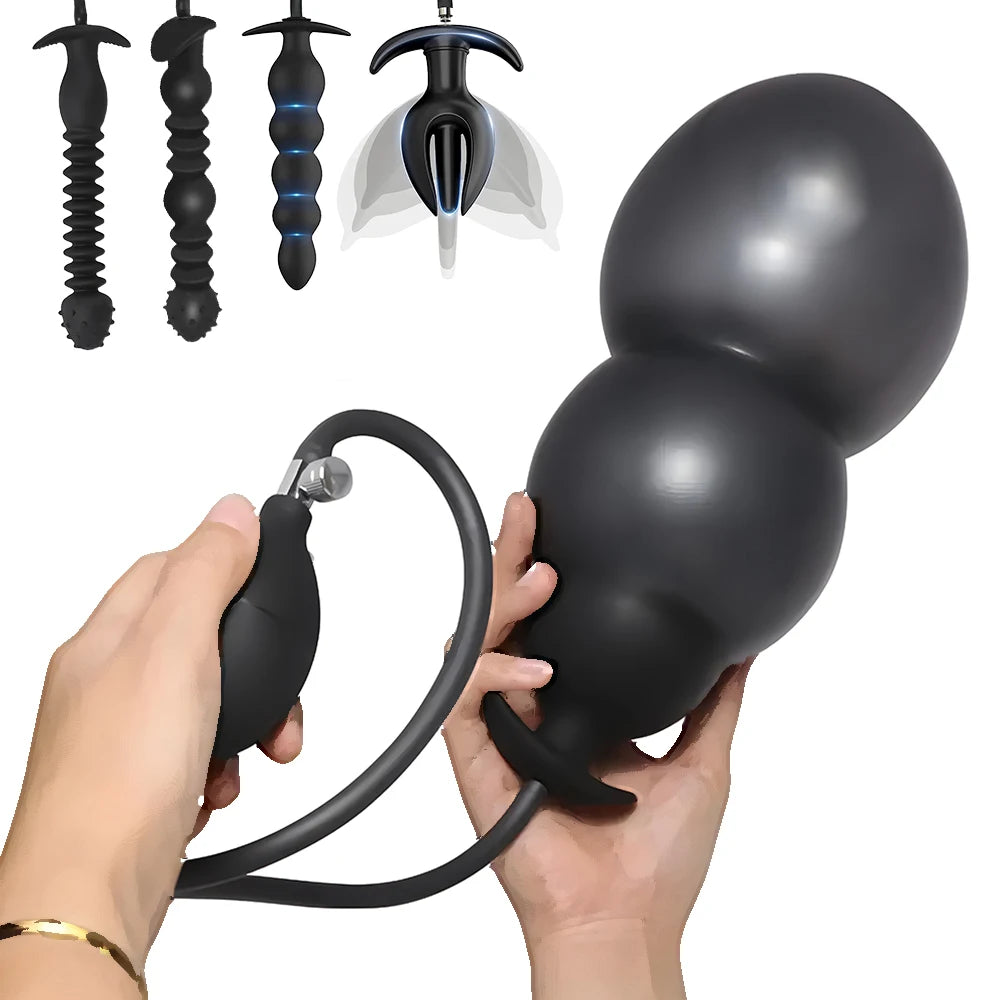 BDSM Inflatable Anal Plug & Prostate Massager