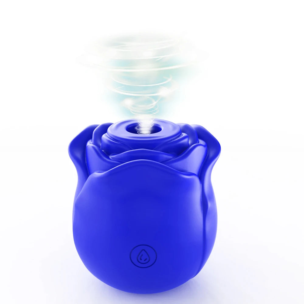Rose-Shaped Clitoral Sucking Vibrator for Women