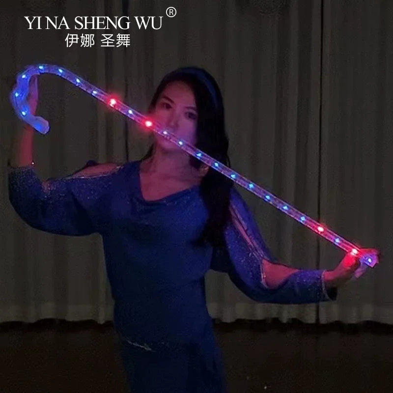 LED Glow Stick Belly Dance Props Colorful Party Accessories