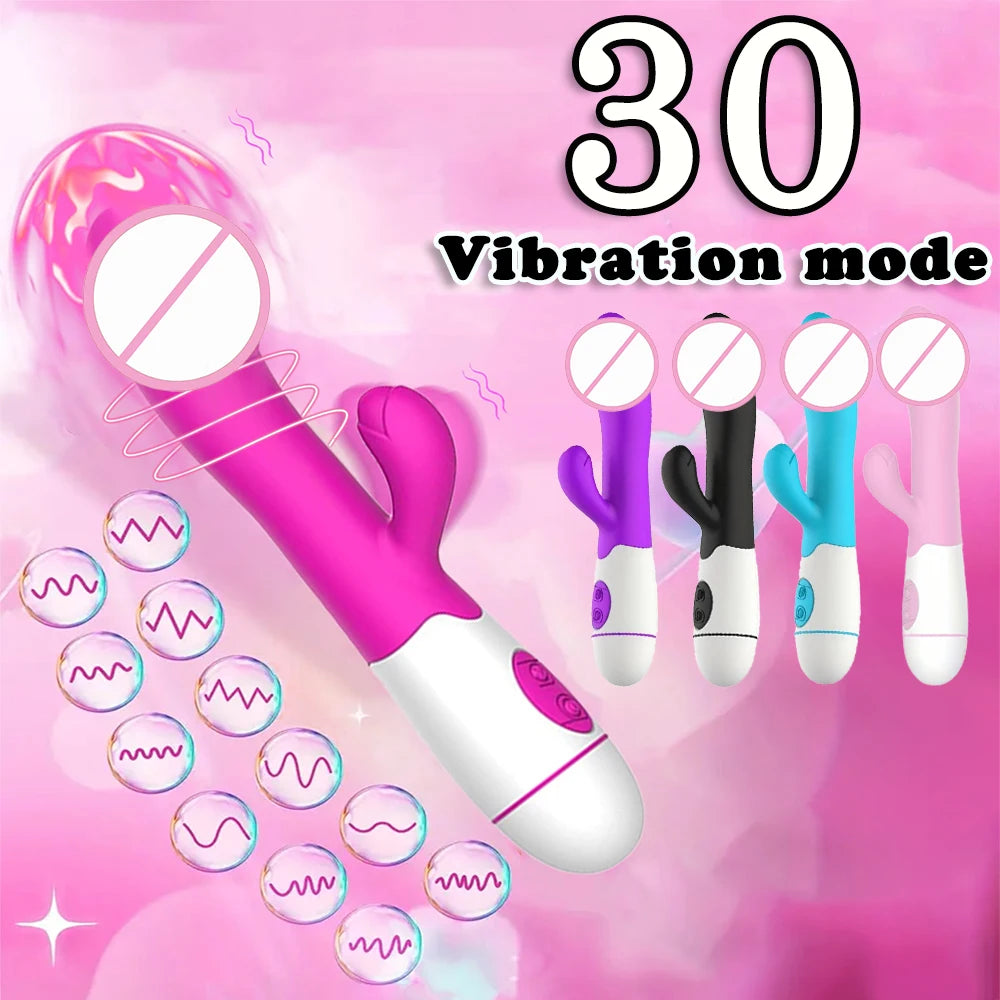 30-Speed G-Spot Vibrator for Women Clit Massager