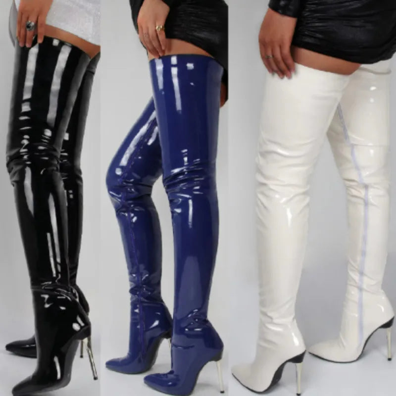 Women’s Thigh-High Pointed Toe High Heel Over-Knee Boots