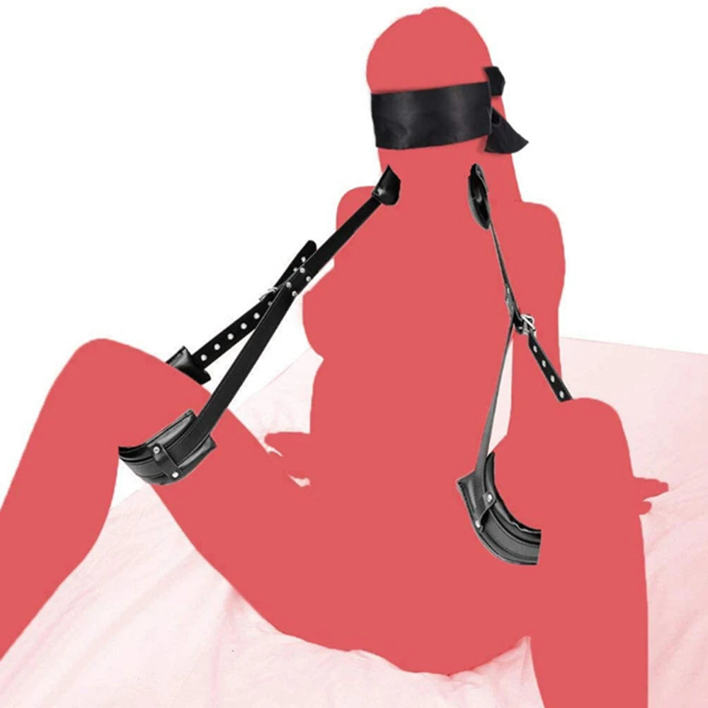 Sexy BDSM Bundle – Leg Separator Belt & Straps for Adults
