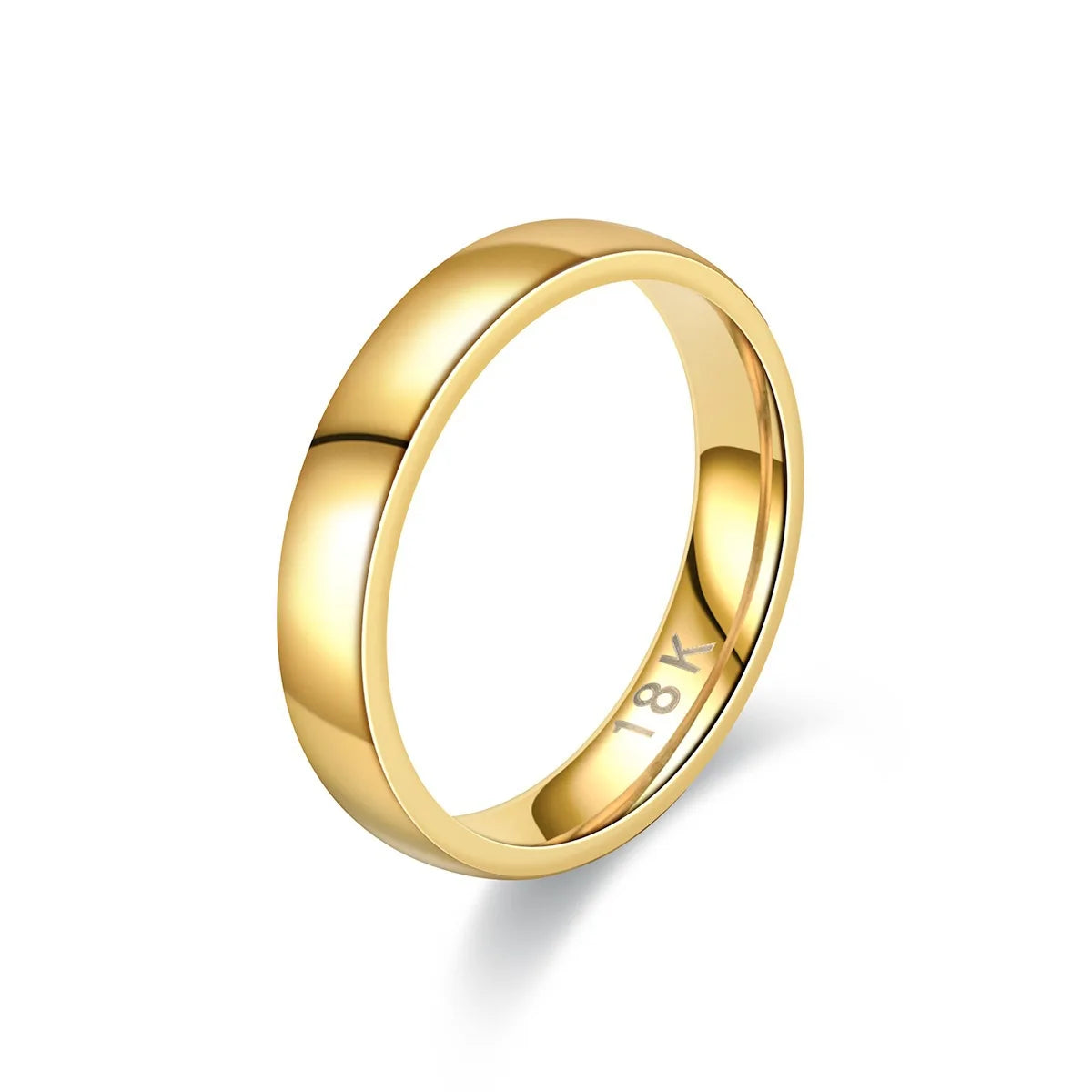 Gold Plated Women’s Wedding Engagement Couple Ring Gift