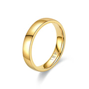 Gold Plated Women’s Wedding Engagement Couple Ring Gift