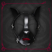 BDSM Puppy Play K9 Bondage Kit – Dog Hood & Mouth Mask