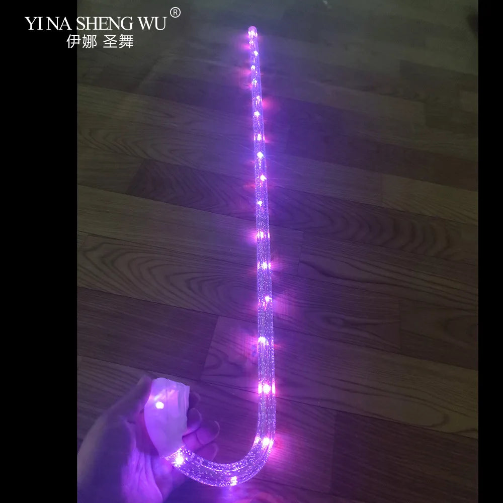 LED Glow Stick Belly Dance Props Colorful Party Accessories