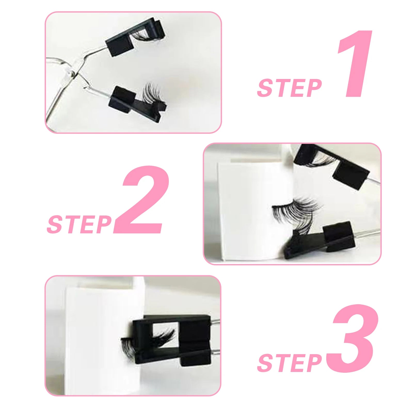 Quantum Magnetic Eyelashes Soft Natural Glue-Free Lashes