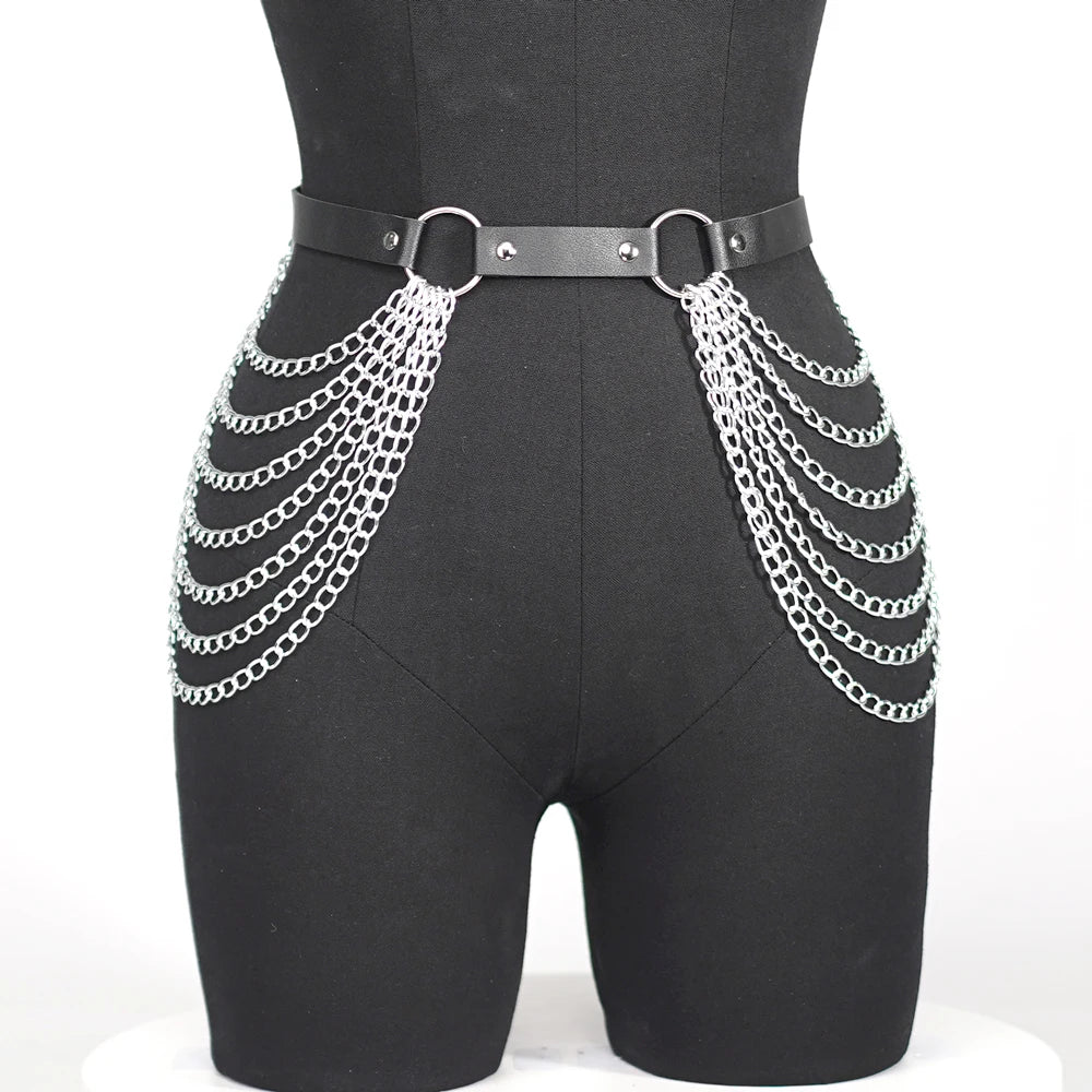 Women’s Sexy Leg & Thigh Harness Garter Waist Belt