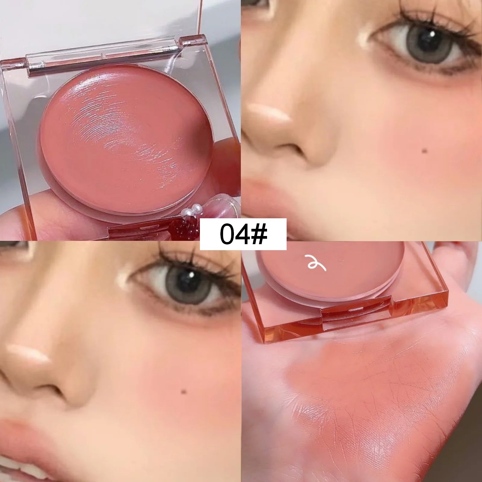 Natural Matte Nude Blush Cream Long-Lasting Daily Makeup