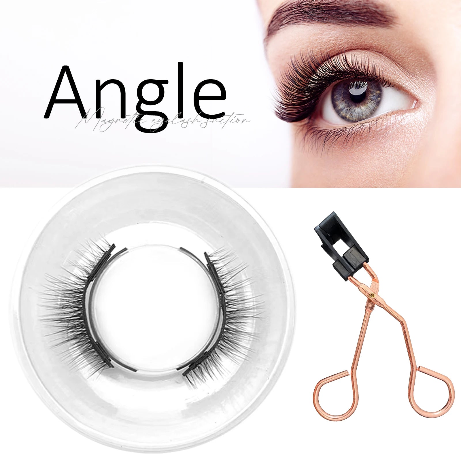 Quantum Magnetic Eyelashes Soft Natural Glue-Free Lashes