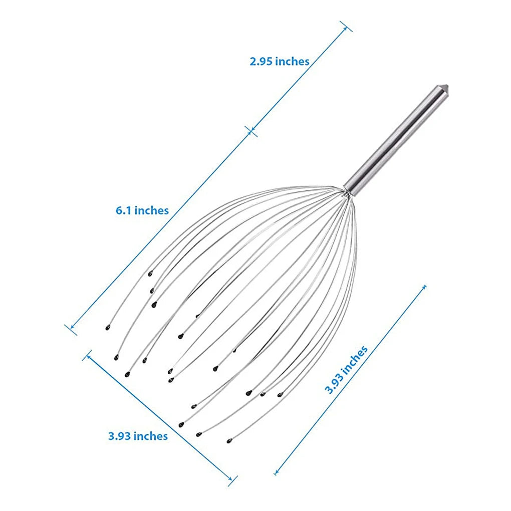 Scalp Head Massager Claw Tool Relaxing Spa Massage Tool
