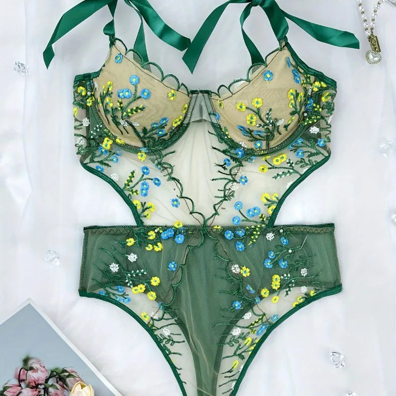 omen’s Sexy Bra & Panties Set Lingerie Thong Set