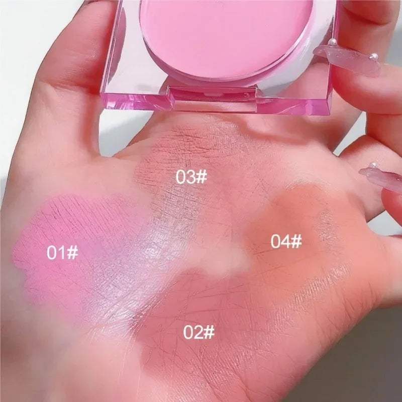 Natural Matte Nude Blush Cream Long-Lasting Daily Makeup