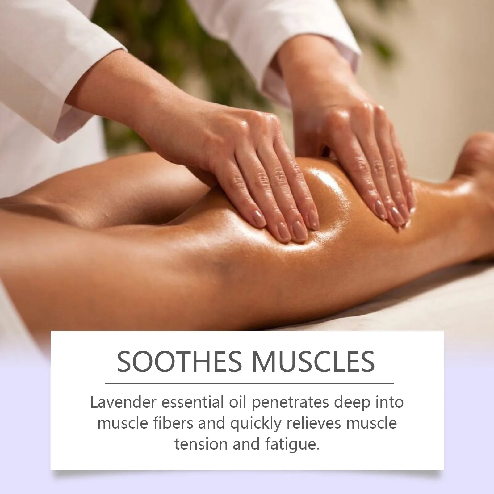 Lavender Relaxing Massage Oil Stress Relief & Skin Care