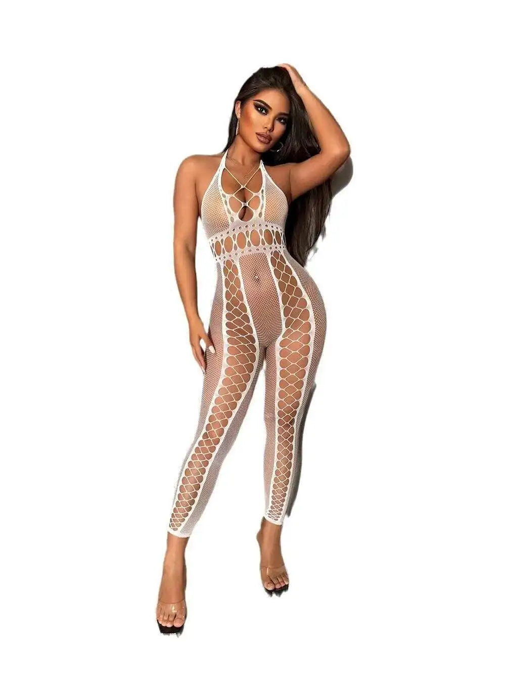 Sexy Plus Size Bodysuit Lingerie Women Backless