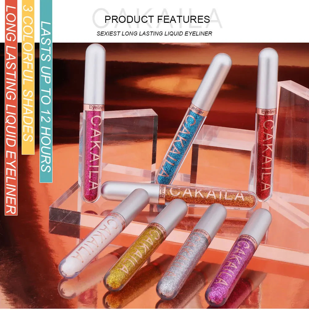 8-Color Matte Liquid Eyeliner Neon Waterproof Makeup