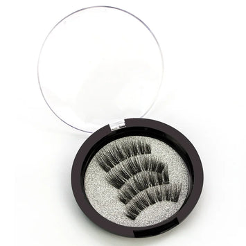 3-Magnet Handmade 3D Magnetic False Eyelashes Reusable
